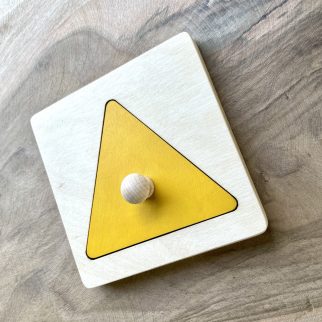 Układanka - puzzle montessori  trójkąt