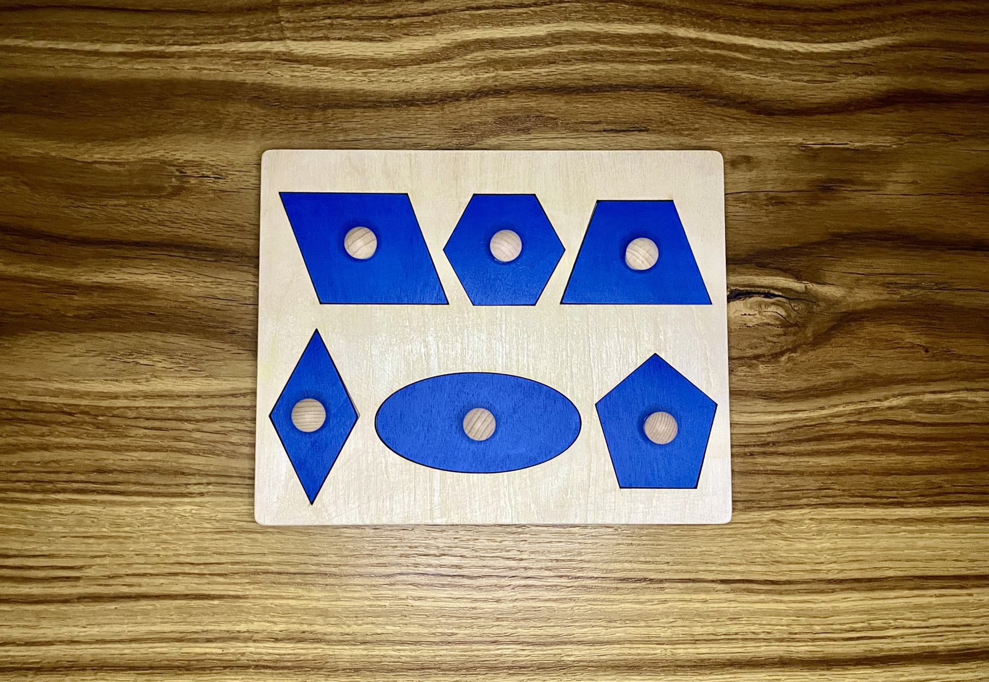 Układanka- puzzle montessori sześć figur - obrazek 2