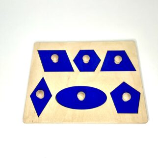 Układanka- puzzle montessori  sześć figur