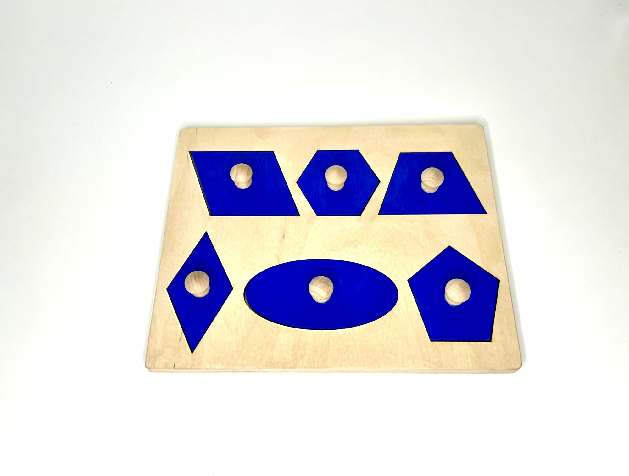 Układanka- puzzle montessori sześć figur