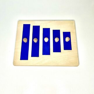 Układanka - puzzle montessori sorter długości - piramida