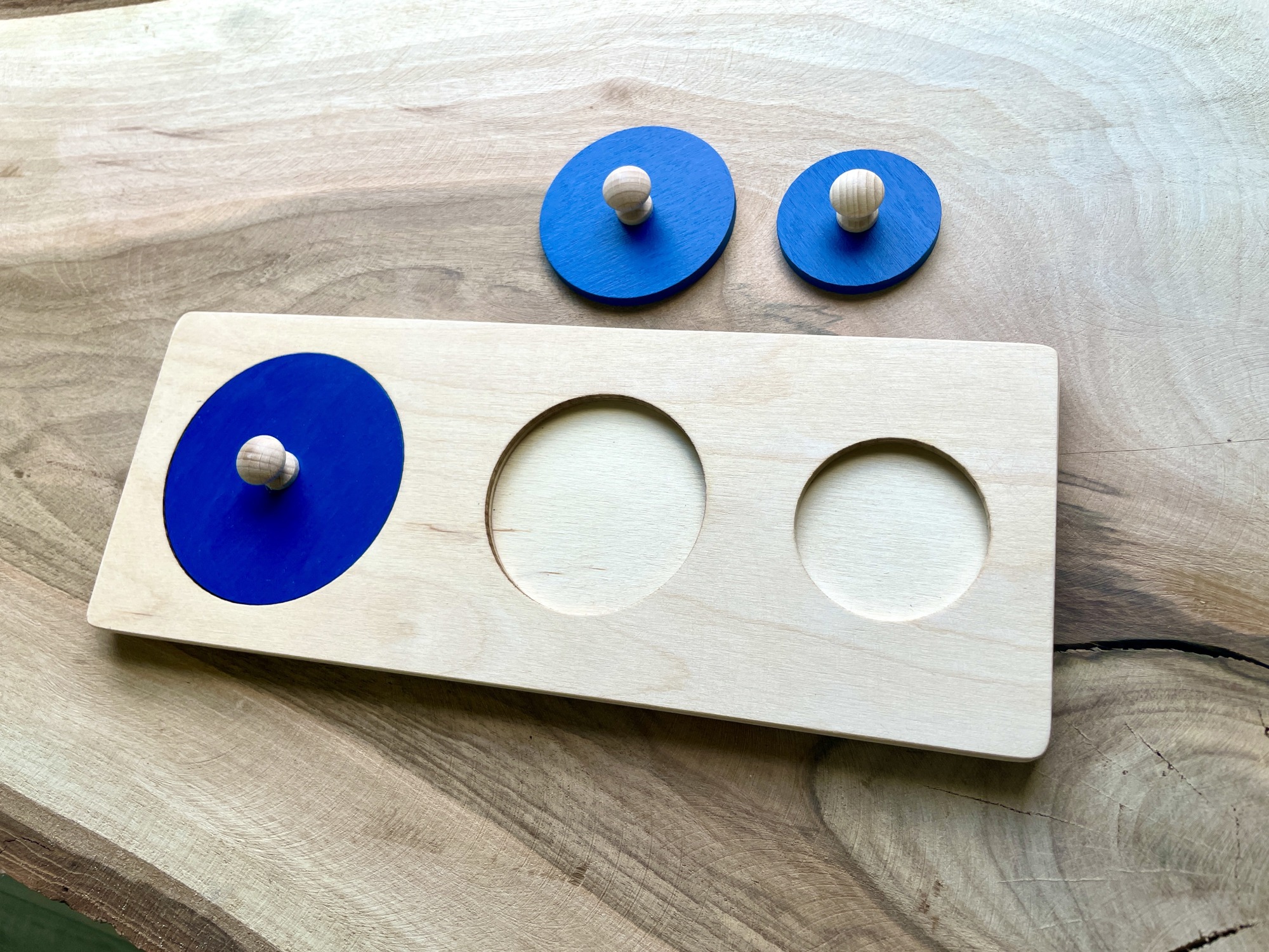 Układanka trzy koła montessori - obrazek 6