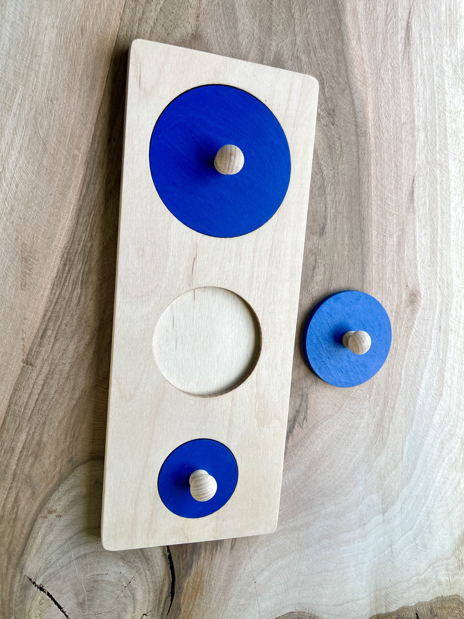 Układanka trzy koła montessori - obrazek 7