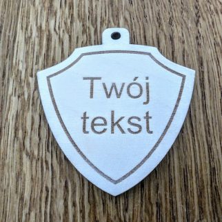 Drewniany medal personalizowany D
